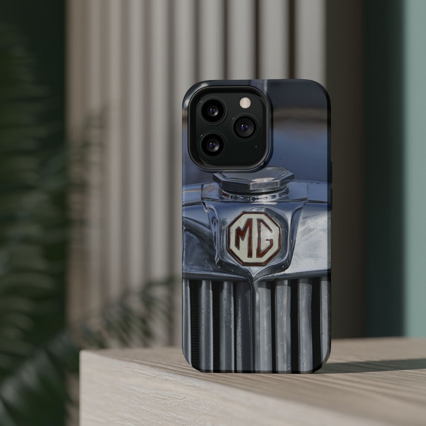 iPhone Case, 1953 MG TD Classic Sports Car Magnetic Tough Case, Vintage Car Gift, Car Enthusiast Phone Cover, Vehicle Lover Tech Accessory,