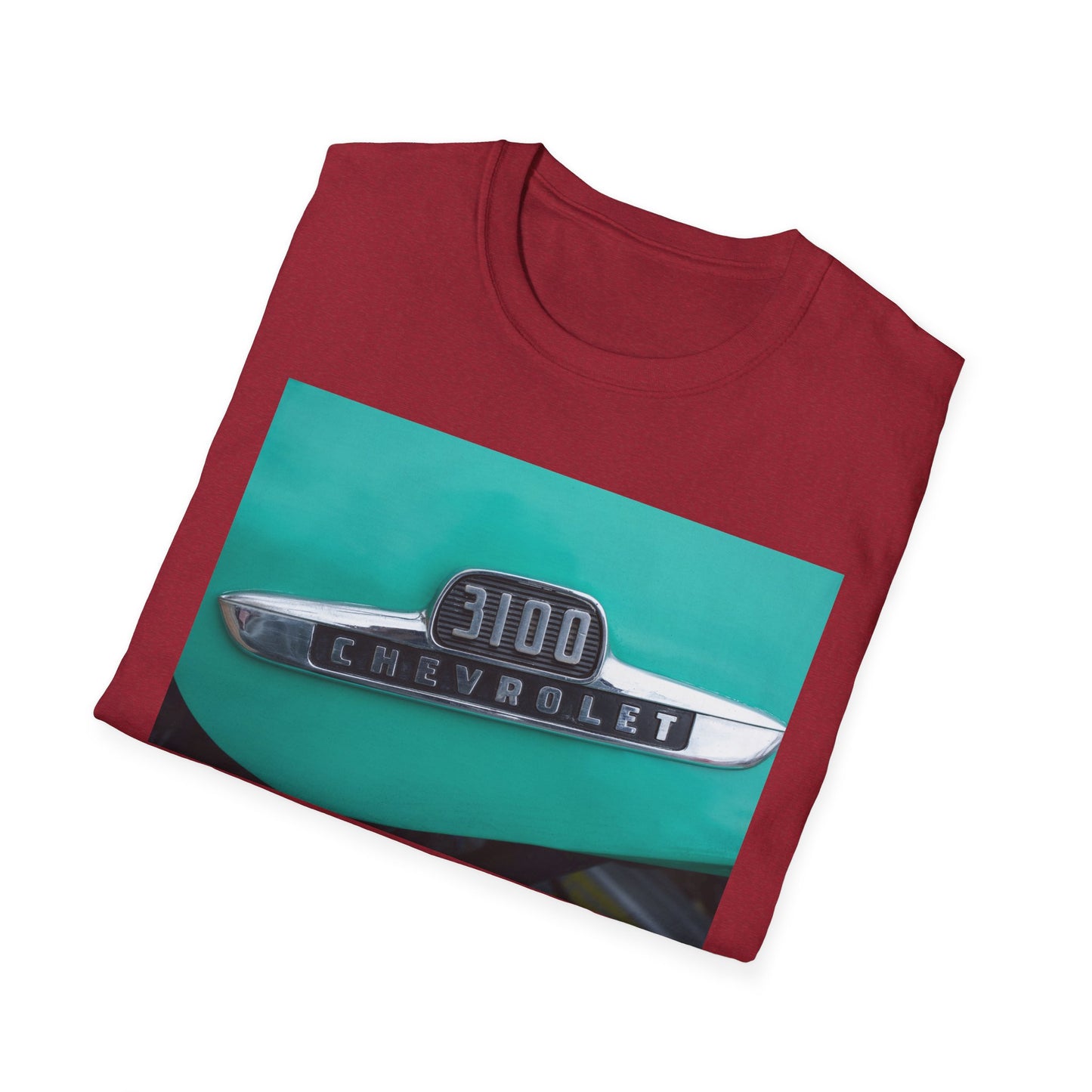 Chevrolet 3100 Classic Car 1/2 Ton Pickup Logo with Chrome Trim.