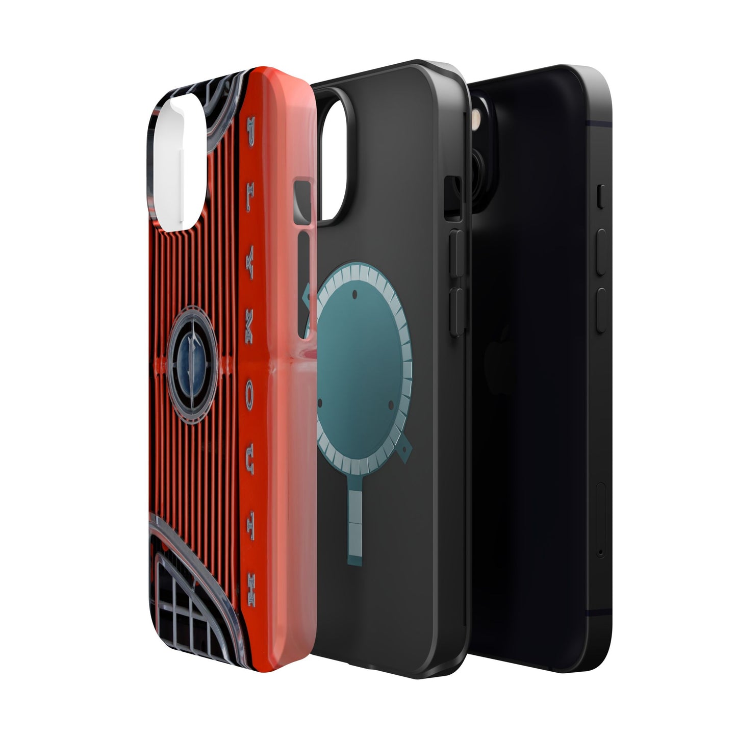 Car Enthusiast Phone Case, Muscle Car Lover Gift, Automotive Grill Design, Auto Fan Accessory, Vehicle Logo Cover, Retro Classic Car