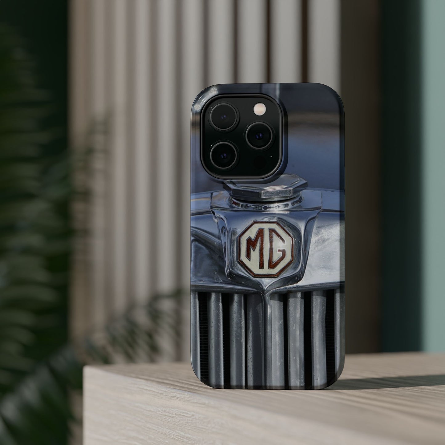 iPhone Case, 1953 MG TD Classic Sports Car Magnetic Tough Case, Vintage Car Gift, Car Enthusiast Phone Cover, Vehicle Lover Tech Accessory,