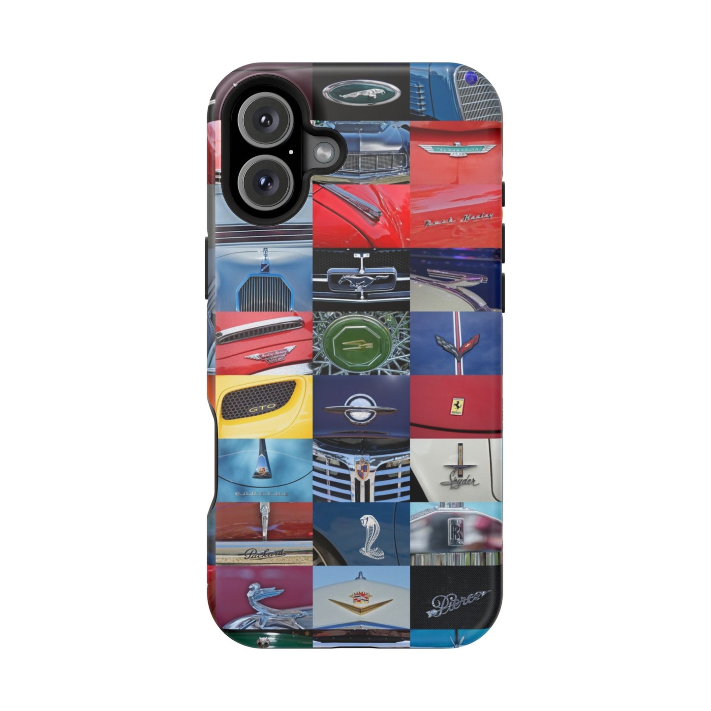 Magnetic Tough Cases, Muscle Car Logo Badges, Classic Car Details - iPhone Accessories, Protective Cover, Vehicle Enthusiast Gift, Car Lover