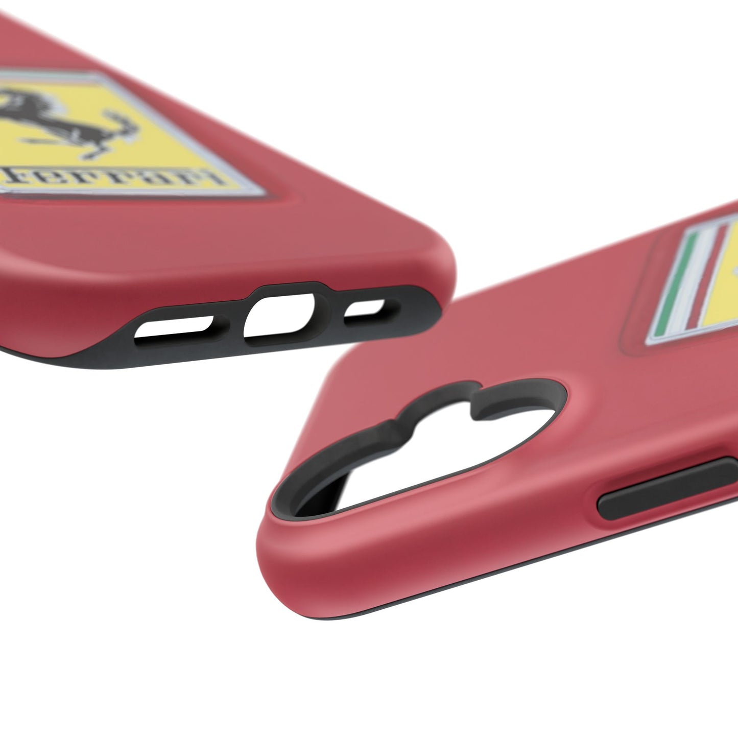Magnetic iPhone Cases, Legendary Ferrari Badge Design, Tough Phone Case, Protective Cover, Custom Smartphone Shell, Unique Mobile Accessory