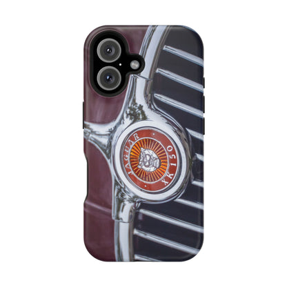 iPhone Cases, Jaguar XK 150 Sports Car Logo, Tough, Magnetic, Protective, Customizable, Car Lover Gift For Him, Father's Day