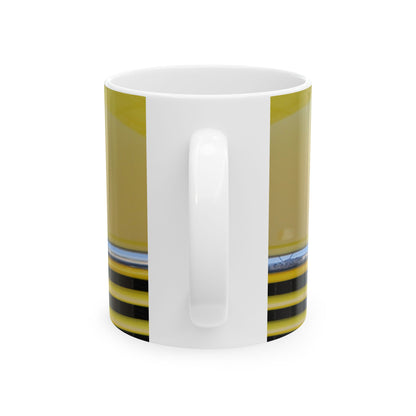 Vintage International Truck Logo Ceramic Mug, Perfect Gift for Truck Lovers, Coffee Cup, Retro Style, Collector's Item, Unique Kitchenware