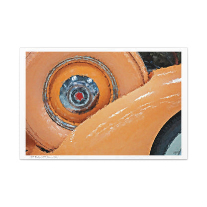 Canvas Print - 1936 Packard 120 Convertible Painting