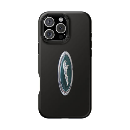 Magnetic Tough Cases, Classic Jaguar 'Leaper' Car Badge, Car Lover Gift, Protective iPhone Cover, Unique Design, Automotive Enthusiast