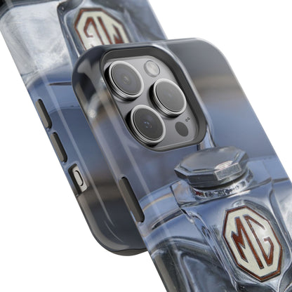 iPhone Case, 1953 MG TD Classic Sports Car Magnetic Tough Case, Vintage Car Gift, Car Enthusiast Phone Cover, Vehicle Lover Tech Accessory,
