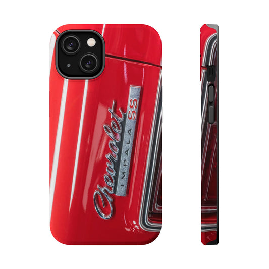 Magnetic Tough Cases, Chevrolet Impala SS classic muscle car logo badge, Protective Phone Cover, Vintage Car Lover Gift, Custom Phone Case,