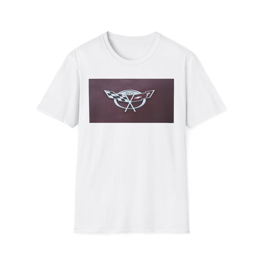 Corvette Stingray 50th Anniversary Classic Muscle Car Badge T-Shirt