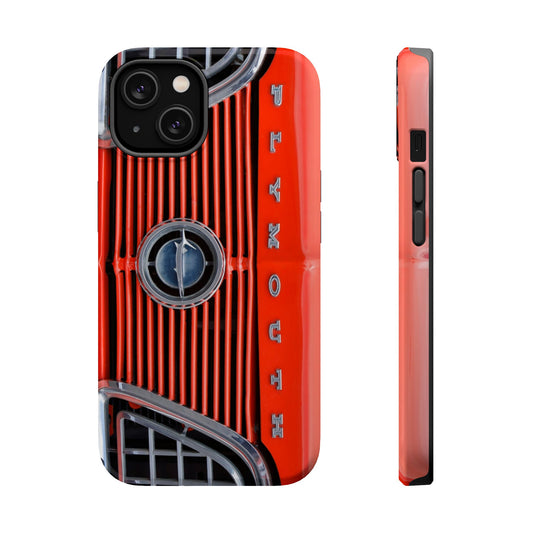 Car Enthusiast Phone Case, Muscle Car Lover Gift, Automotive Grill Design, Auto Fan Accessory, Vehicle Logo Cover, Retro Classic Car