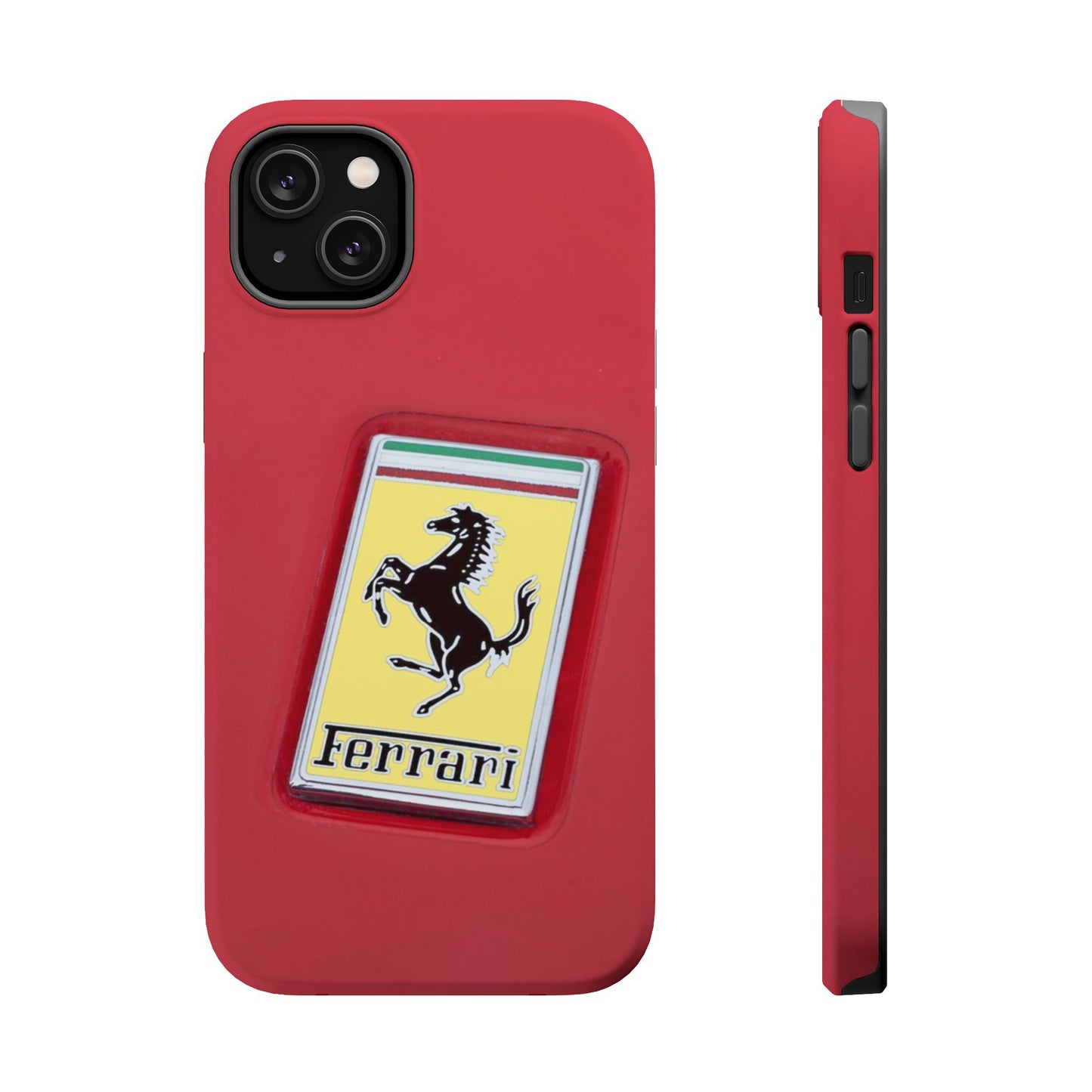 Magnetic iPhone Cases, Legendary Ferrari Badge Design, Tough Phone Case, Protective Cover, Custom Smartphone Shell, Unique Mobile Accessory