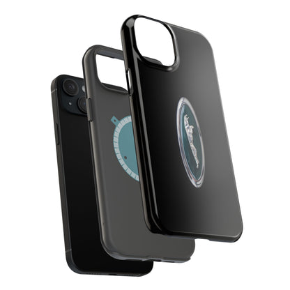Magnetic Tough Cases, Classic Jaguar 'Leaper' Car Badge, Car Lover Gift, Protective iPhone Cover, Unique Design, Automotive Enthusiast