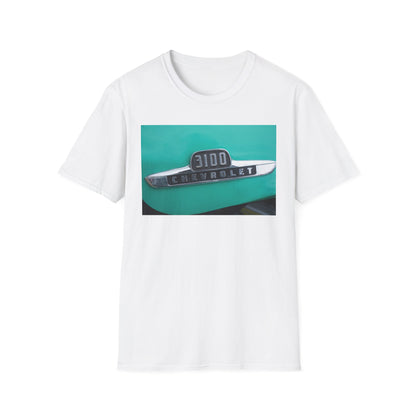 Chevrolet 3100 Classic Car 1/2 Ton Pickup Logo with Chrome Trim.