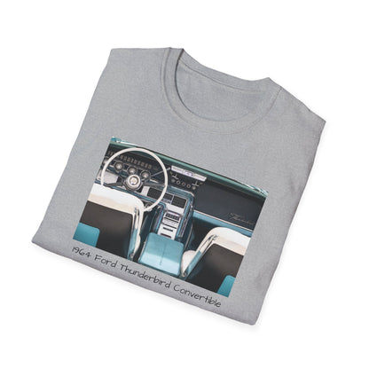 Copy of Classic Car T-Shirt, Vintage Car Tee, Retro Car Shirt, Car Lover Gift, Muscle Car Apparel, Ford Thunderbird, Convertible