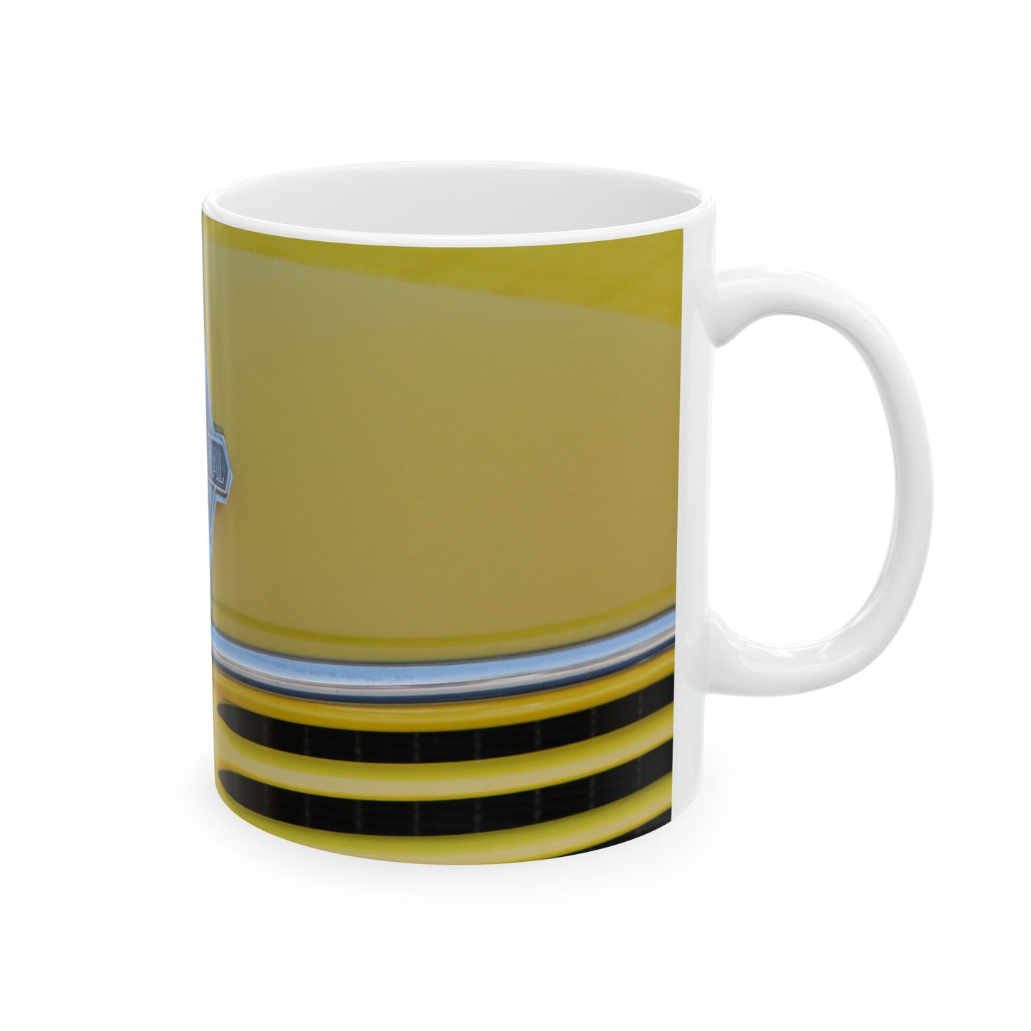 Vintage International Truck Logo Ceramic Mug, Perfect Gift for Truck Lovers, Coffee Cup, Retro Style, Collector's Item, Unique Kitchenware
