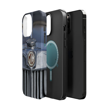 iPhone Case, 1953 MG TD Classic Sports Car Magnetic Tough Case, Vintage Car Gift, Car Enthusiast Phone Cover, Vehicle Lover Tech Accessory,