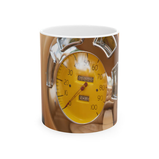 Mug - 1938 Lincoln Classic Car Speedometer and Odometer Ceramic Mug (11oz, 15oz)