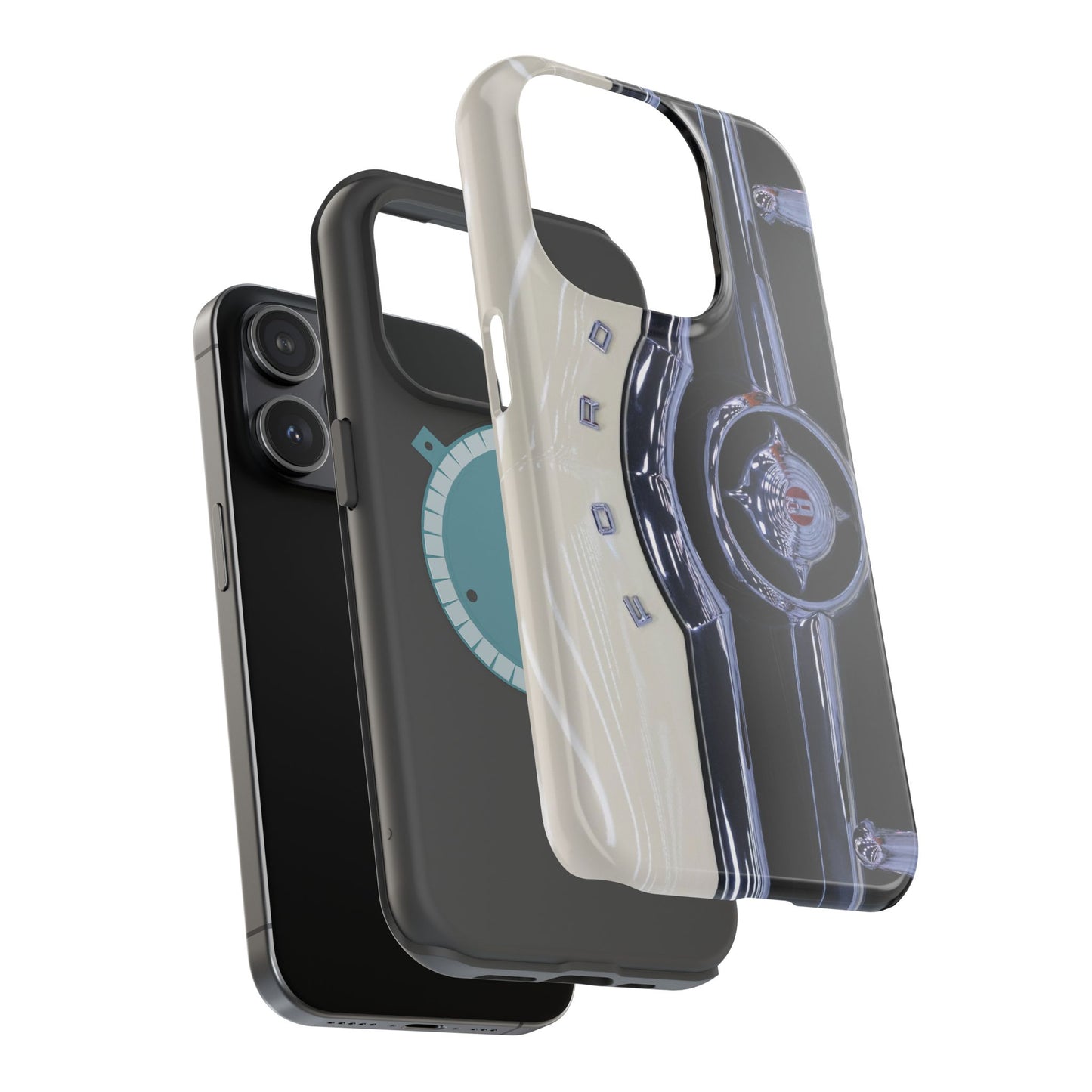 Vintage Car Magnetic Tough iPhone Cases - Automotive Lover's Phone Covers, Gift for Car Enthusiasts, Classic Car Accessories, Unique Phone