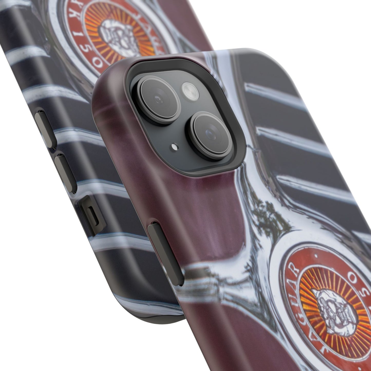 iPhone Cases, Jaguar XK 150 Sports Car Logo, Tough, Magnetic, Protective, Customizable, Car Lover Gift For Him, Father's Day