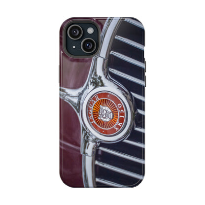 iPhone Cases, Jaguar XK 150 Sports Car Logo, Tough, Magnetic, Protective, Customizable, Car Lover Gift For Him, Father's Day