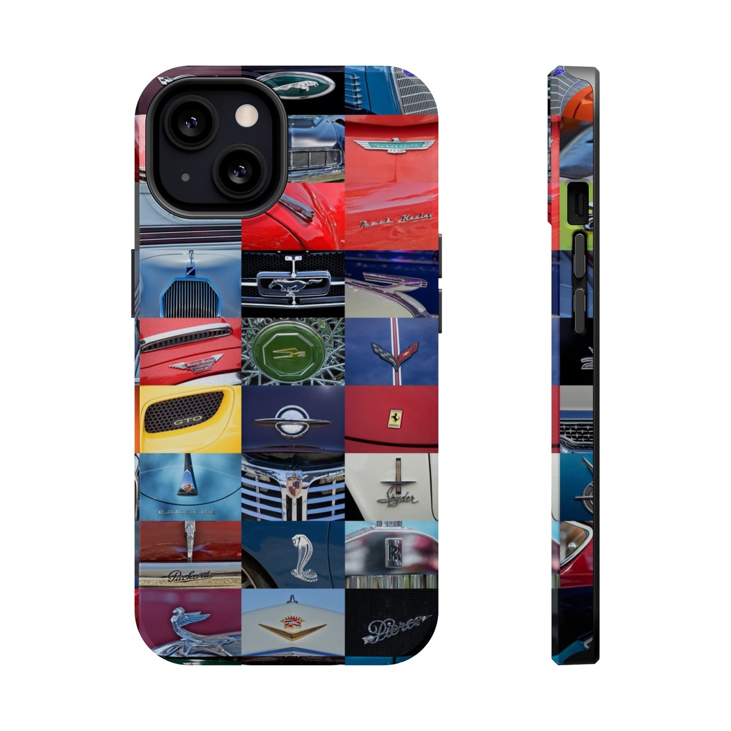 Magnetic Tough Cases, Muscle Car Logo Badges, Classic Car Details - iPhone Accessories, Protective Cover, Vehicle Enthusiast Gift, Car Lover