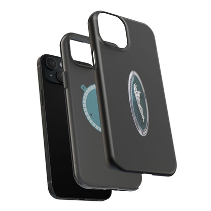 Magnetic Tough Cases, Classic Jaguar 'Leaper' Car Badge, Car Lover Gift, Protective iPhone Cover, Unique Design, Automotive Enthusiast
