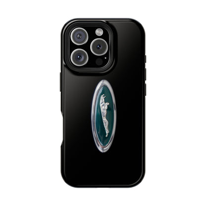 Magnetic Tough Cases, Classic Jaguar 'Leaper' Car Badge, Car Lover Gift, Protective iPhone Cover, Unique Design, Automotive Enthusiast
