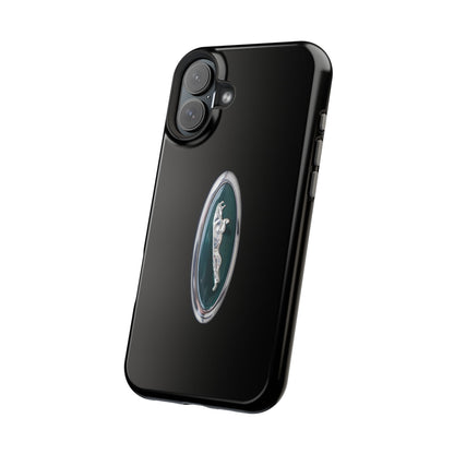 Magnetic Tough Cases, Classic Jaguar 'Leaper' Car Badge, Car Lover Gift, Protective iPhone Cover, Unique Design, Automotive Enthusiast