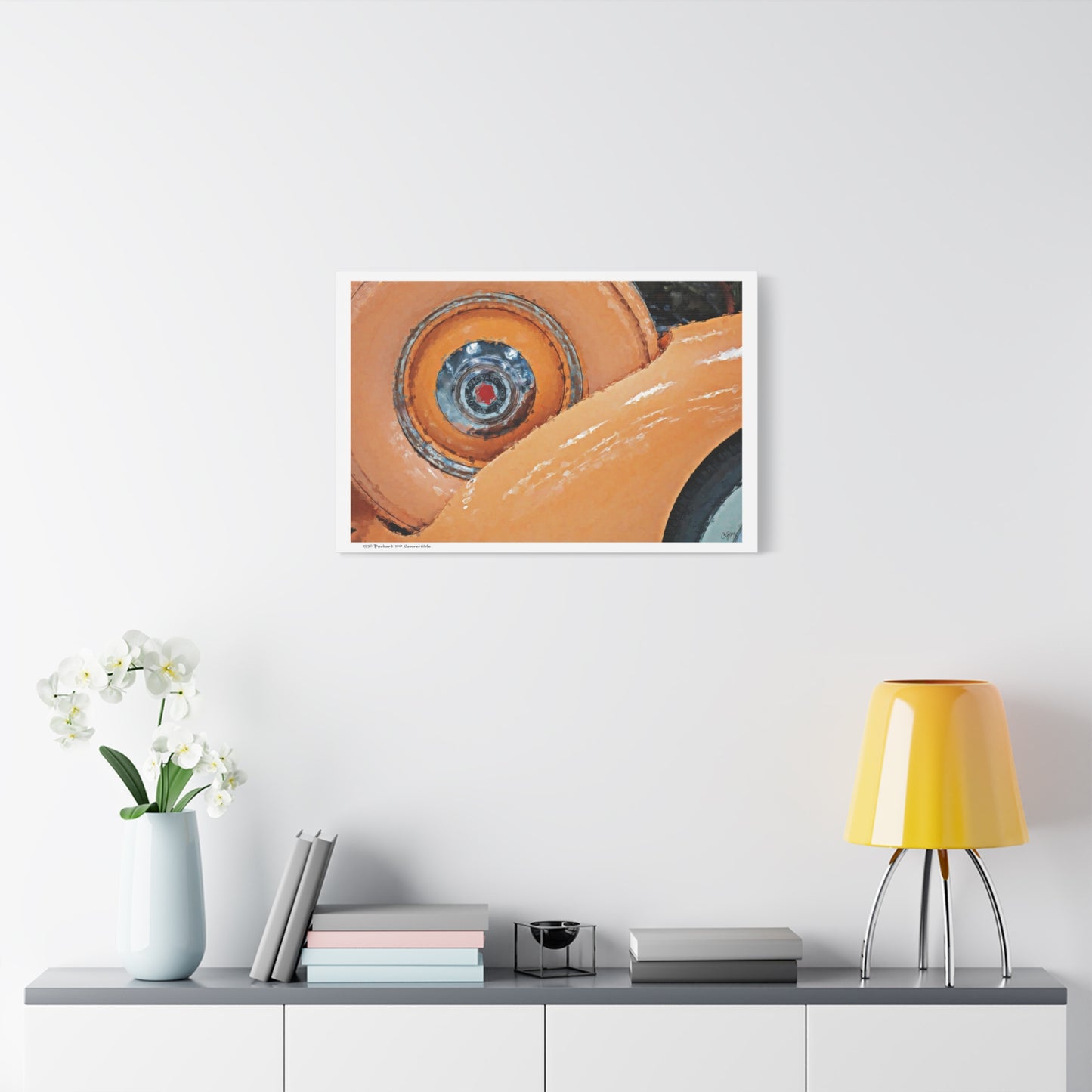 Canvas Print - 1936 Packard 120 Convertible Painting