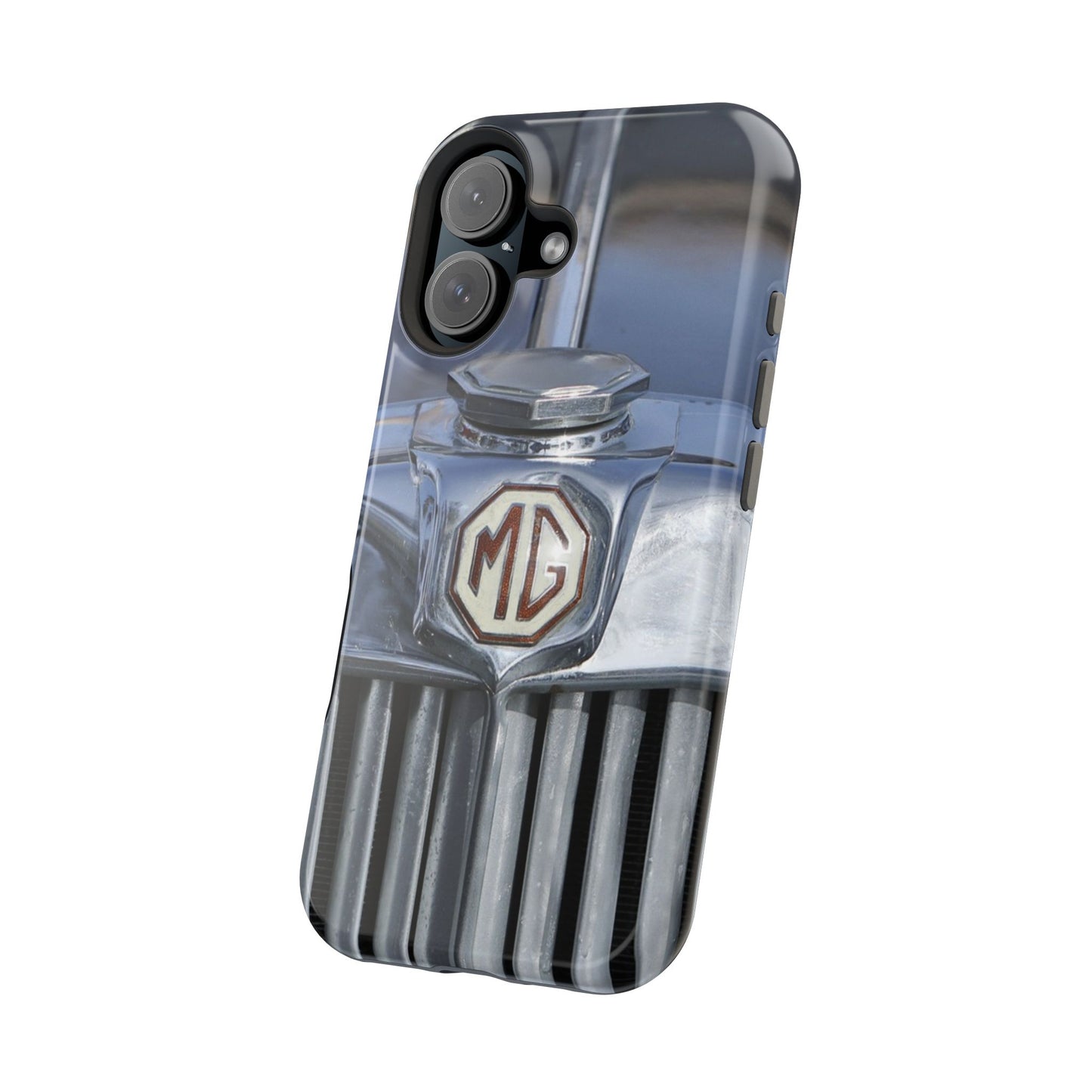 iPhone Case, 1953 MG TD Classic Sports Car Magnetic Tough Case, Vintage Car Gift, Car Enthusiast Phone Cover, Vehicle Lover Tech Accessory,