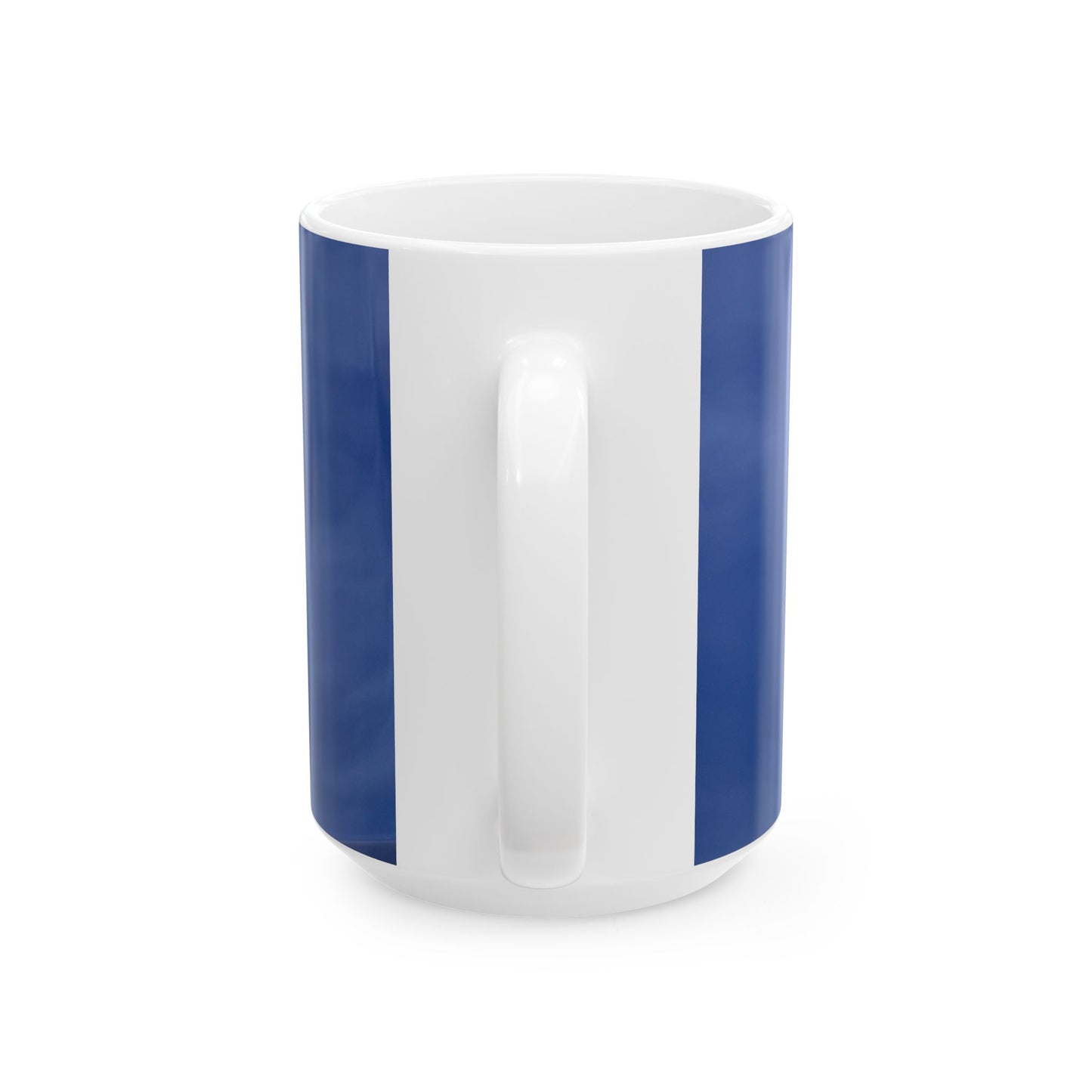 Chevrolet Corvette car logo blue for 11 or 15oz ceramic mugs.