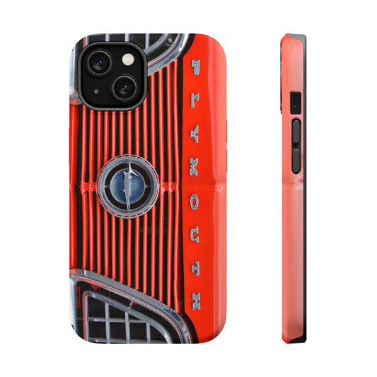 Car Enthusiast Phone Case, Muscle Car Lover Gift, Automotive Grill Design, Auto Fan Accessory, Vehicle Logo Cover, Retro Classic Car