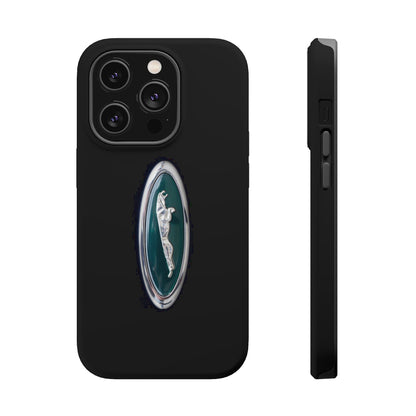 Magnetic Tough Cases, Classic Jaguar 'Leaper' Car Badge, Car Lover Gift, Protective iPhone Cover, Unique Design, Automotive Enthusiast