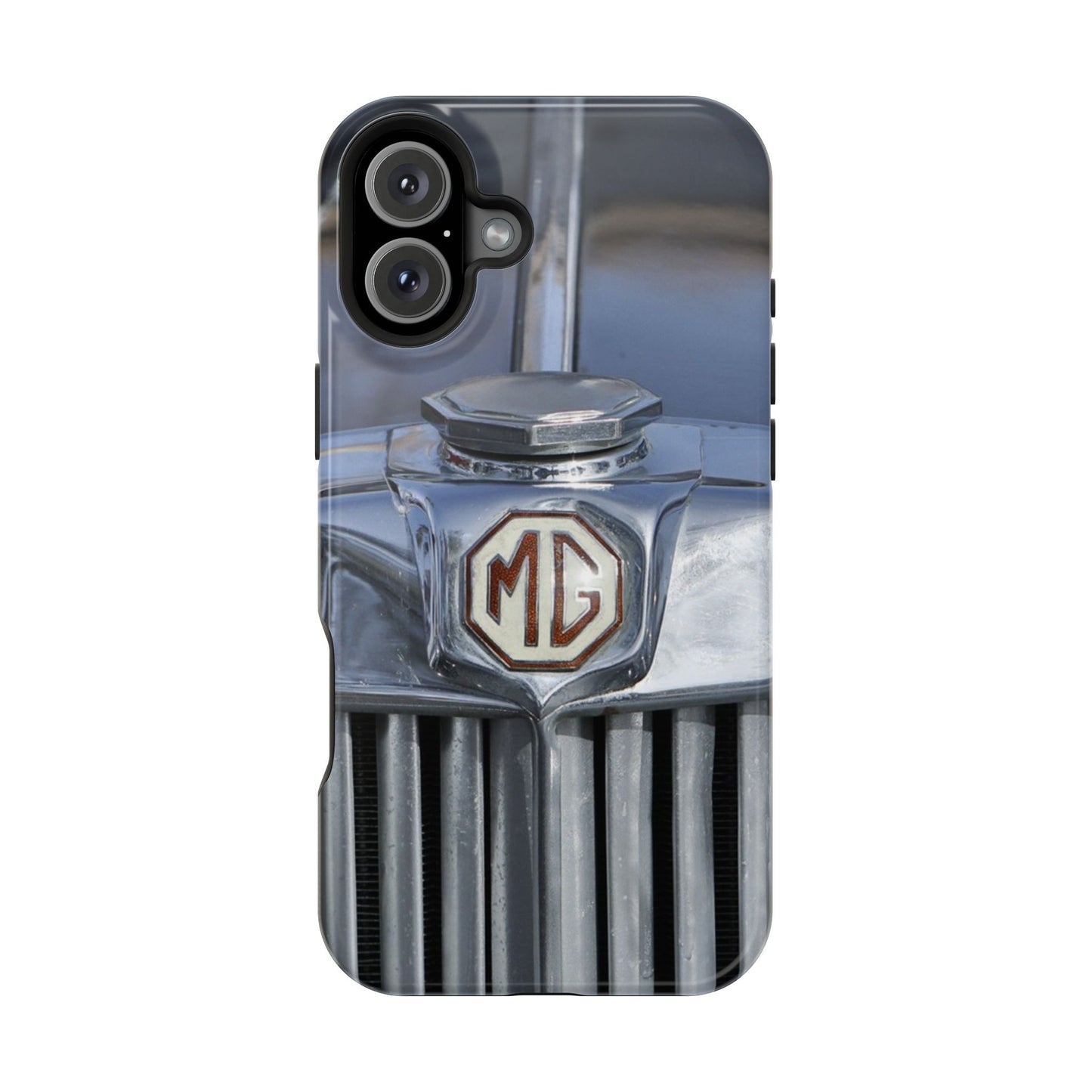 iPhone Case, 1953 MG TD Classic Sports Car Magnetic Tough Case, Vintage Car Gift, Car Enthusiast Phone Cover, Vehicle Lover Tech Accessory,