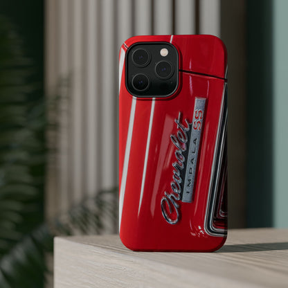 Magnetic Tough Cases, Chevrolet Impala SS classic muscle car logo badge, Protective Phone Cover, Vintage Car Lover Gift, Custom Phone Case,