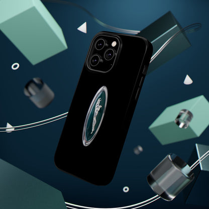 Magnetic Tough Cases, Classic Jaguar 'Leaper' Car Badge, Car Lover Gift, Protective iPhone Cover, Unique Design, Automotive Enthusiast