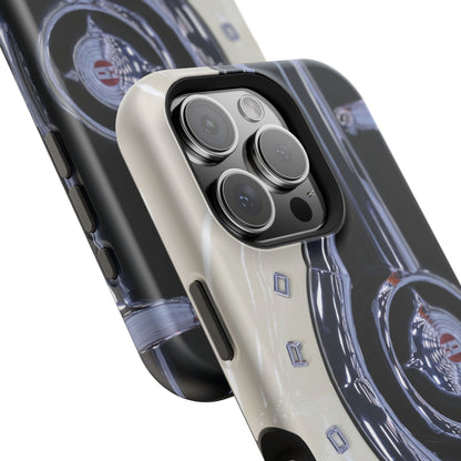 Vintage Car Magnetic Tough iPhone Cases - Automotive Lover's Phone Covers, Gift for Car Enthusiasts, Classic Car Accessories, Unique Phone