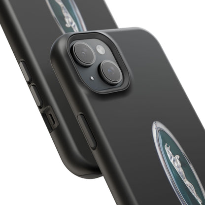 Magnetic Tough Cases, Classic Jaguar 'Leaper' Car Badge, Car Lover Gift, Protective iPhone Cover, Unique Design, Automotive Enthusiast