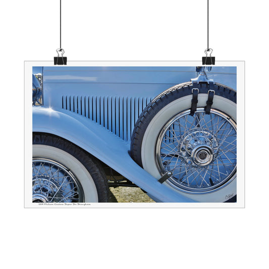 Vintage Car Wall Art Poster, Retro Automobile Print, Home Décor, Auto Enthusiast Gift, Matte Art Print