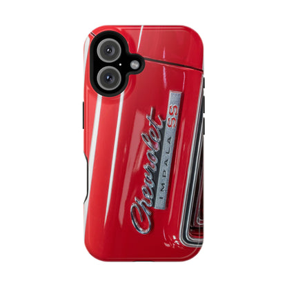 Magnetic Tough Cases, Chevrolet Impala SS classic muscle car logo badge, Protective Phone Cover, Vintage Car Lover Gift, Custom Phone Case,