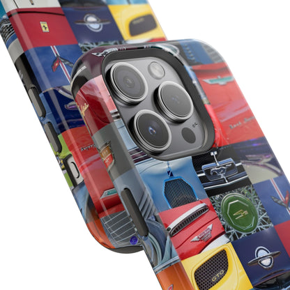 Magnetic Tough Cases, Muscle Car Logo Badges, Classic Car Details - iPhone Accessories, Protective Cover, Vehicle Enthusiast Gift, Car Lover