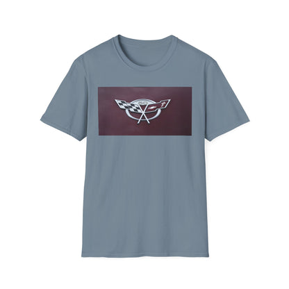 Corvette Stingray 50th Anniversary Classic Muscle Car Badge T-Shirt