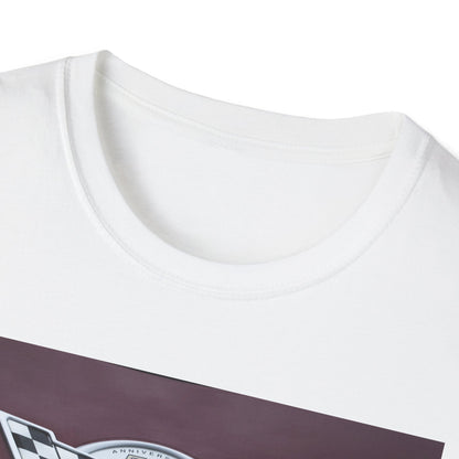 Corvette Stingray 50th Anniversary Classic Muscle Car Badge T-Shirt