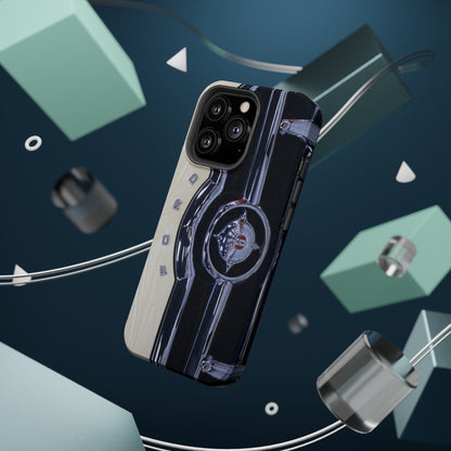 Vintage Car Magnetic Tough iPhone Cases - Automotive Lover's Phone Covers, Gift for Car Enthusiasts, Classic Car Accessories, Unique Phone