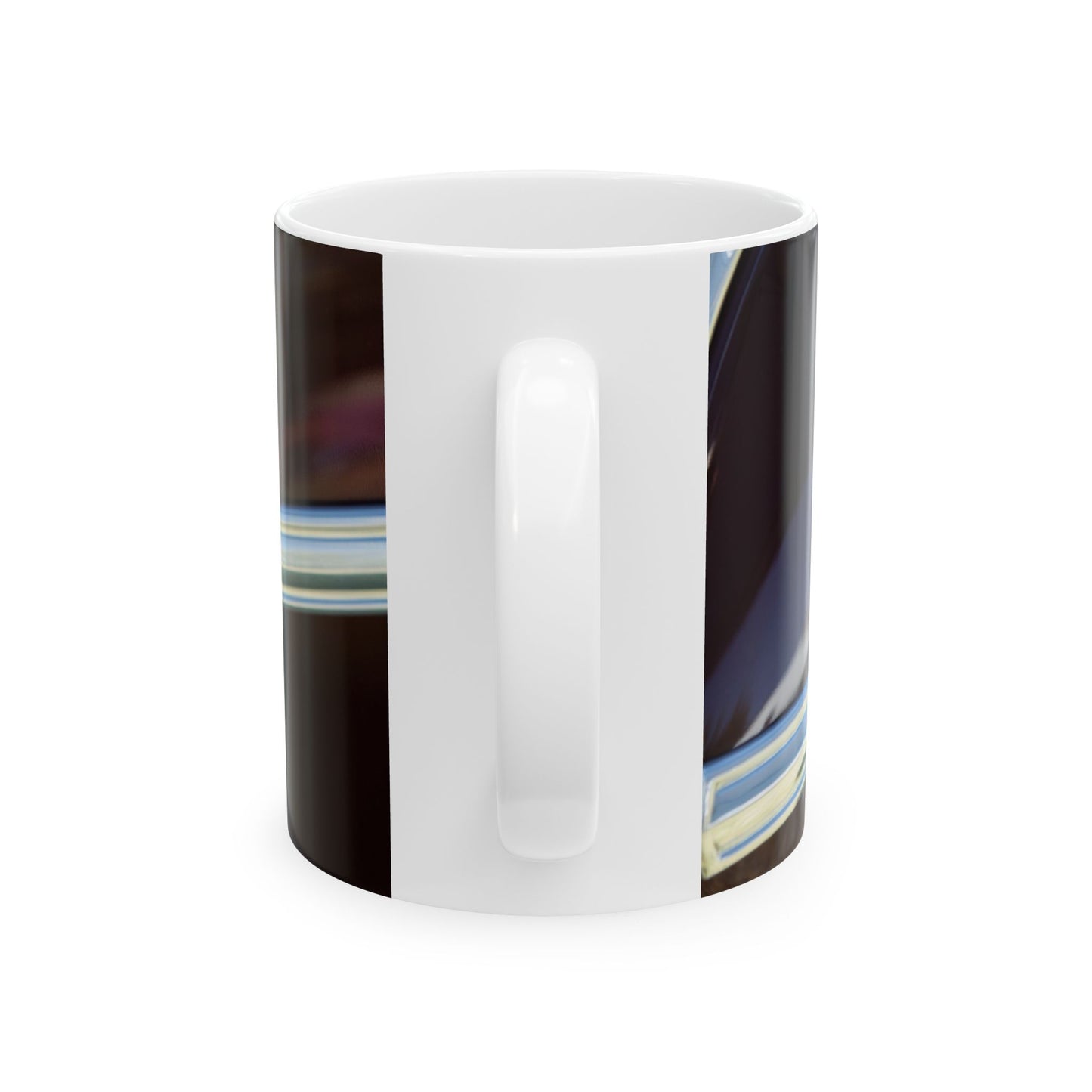 Classic Muscle Car Ceramic Mug, Vintage Car Lover Gift, Automotive Enthusiast Cup, Retro Car Coffee Mug, Chevrolet Drinkware, Car Collector