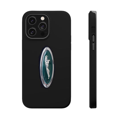 Magnetic Tough Cases, Classic Jaguar 'Leaper' Car Badge, Car Lover Gift, Protective iPhone Cover, Unique Design, Automotive Enthusiast