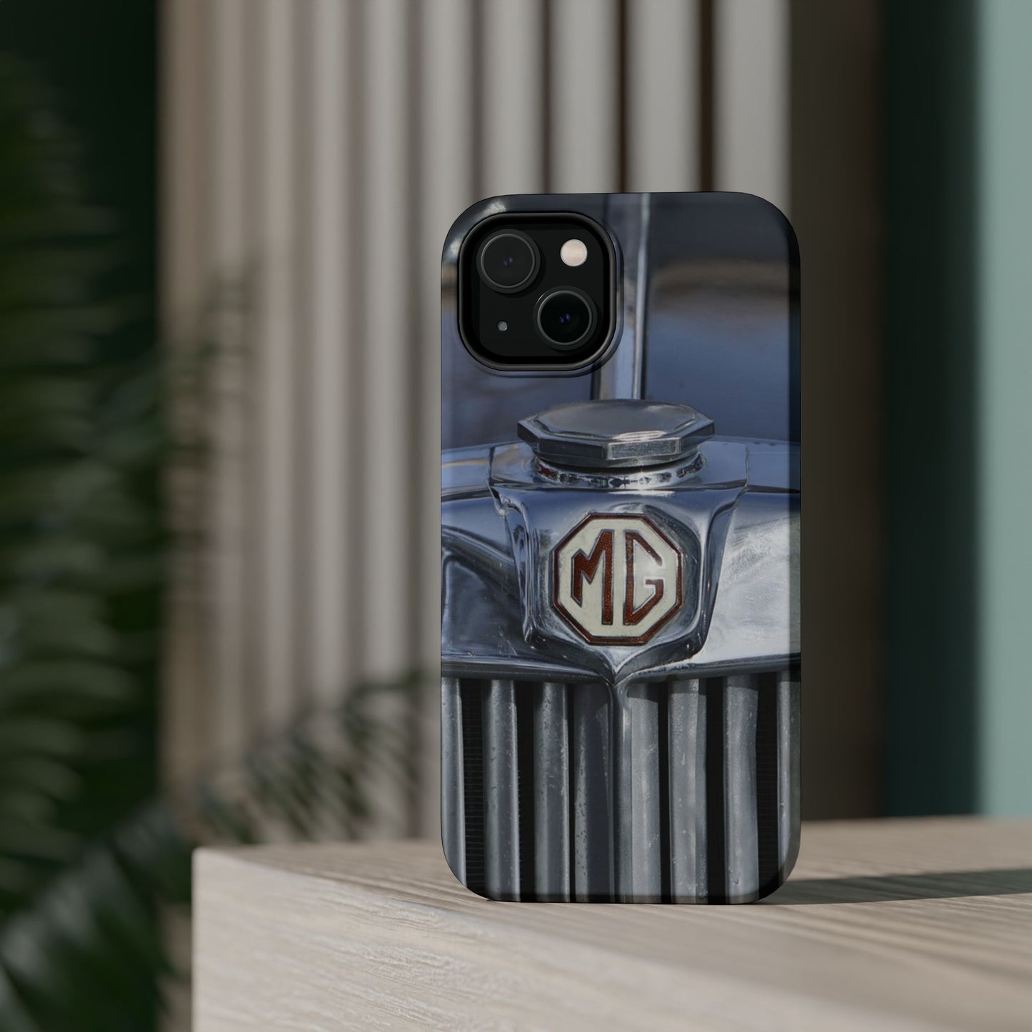 iPhone Case, 1953 MG TD Classic Sports Car Magnetic Tough Case, Vintage Car Gift, Car Enthusiast Phone Cover, Vehicle Lover Tech Accessory,