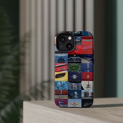 Magnetic Tough Cases, Muscle Car Logo Badges, Classic Car Details - iPhone Accessories, Protective Cover, Vehicle Enthusiast Gift, Car Lover