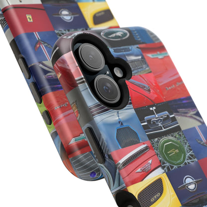 Magnetic Tough Cases, Muscle Car Logo Badges, Classic Car Details - iPhone Accessories, Protective Cover, Vehicle Enthusiast Gift, Car Lover