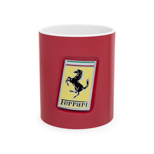 Ferrari Ceramic Mug - Perfect Gift for Car Lovers, Automotive Enthusiasts, Racers, Birthday Present, Collectible